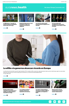 Cover of Euronews Health (Spanish) Compiled Edition