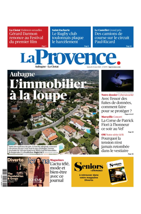 Cover of La Provence Aubagne-La Ciotat