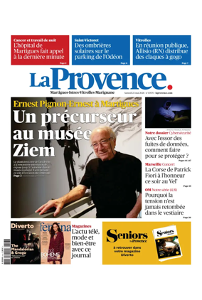 Cover of La Provence Martigues-Istres-Vitrolles-Marignane