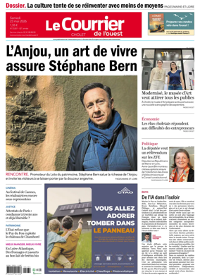 Cover of Le Courrier de l’Ouest (Cholet)