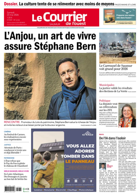 Cover of Le Courrier de l’Ouest (Saumur)