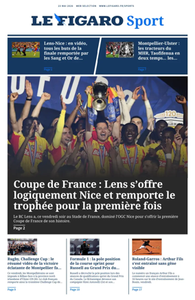 Cover of Le Figaro Sport