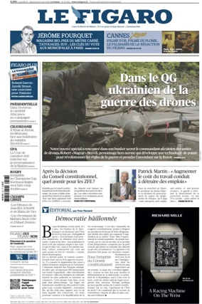 Cover of Le Figaro