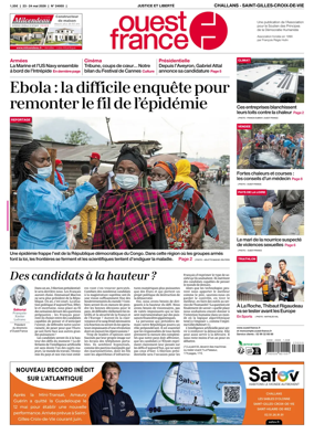 Cover of Ouest France (Challans / Saint-Gilles-Croix-de-Vie)