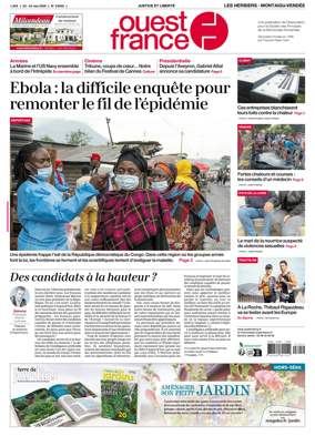 Cover of Ouest France (Les Herbiers / Montaigu)