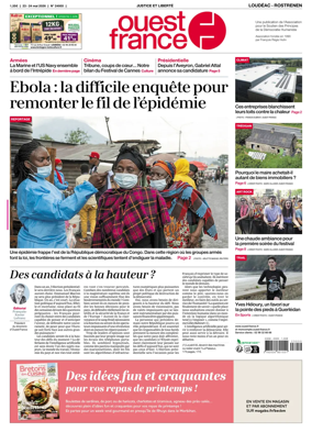 Cover of Ouest France (Loudeac / Rostrenen)