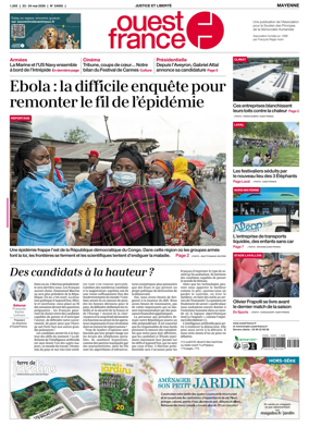Cover of Ouest France (Mayenne)