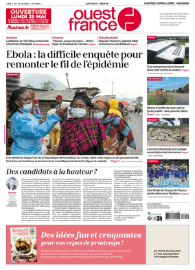 Cover of Ouest France (Nantes Nord-Loire - Ancenis)