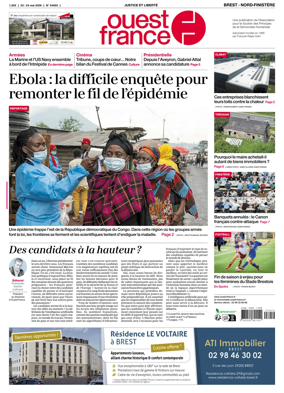 Cover of Ouest France (Nord-Finistere)