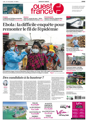 Cover of Ouest France (Orne)