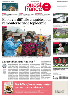 Cover of Ouest-France (Rennes Nord-Ouest)