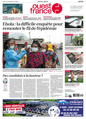 Cover of Ouest France (Sarthe)