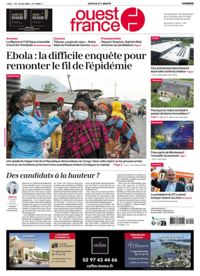Cover of Ouest France (Vannes)