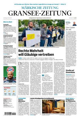 Cover of Gransee-Zeitung