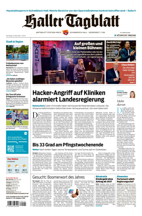 Cover of Haller Tagblatt