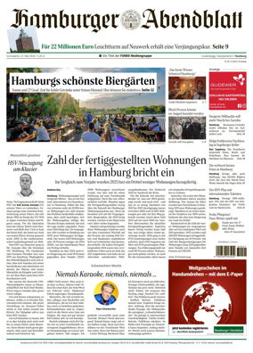 Cover of Hamburger Abendblatt (Hamburg)