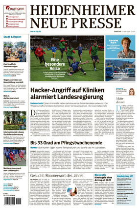 Cover of Heidenheimer Neue Presse