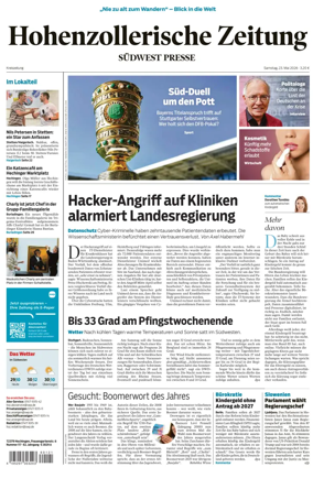 Cover of Hohenzollerische Zeitung