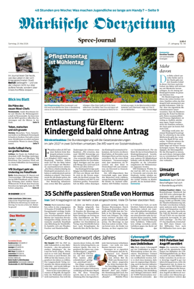 Cover of Markische Oderzeitung Spree-Journal