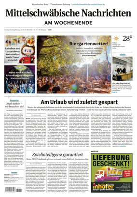 Cover of Mittelschwaebische Nachrichten