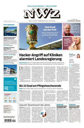 Cover of NWZ – Neue Wurttembergische Zeitung