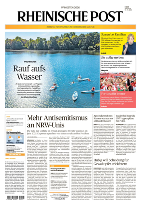 Cover of Rheinische Post – Dusseldorf Stadt