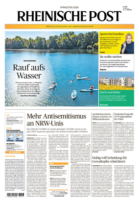 Cover of Rheinische Post Krefeld Kempen