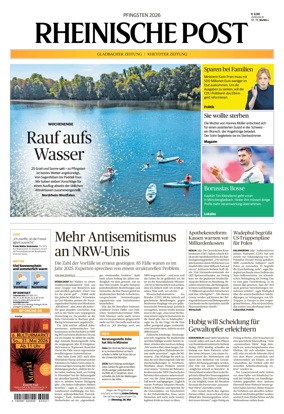 Cover of Rheinische Post - Monchengladbach and Korschenbroich