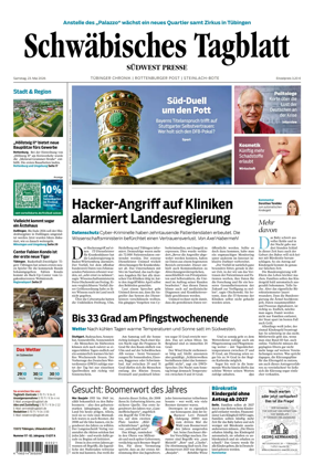Cover of Schwabisches Tagblatt - Tubinger Chronik