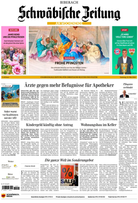 Cover of Schwabische Zeitung (Biberach)