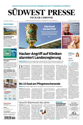 Cover of SUDWEST PRESSE - Neckar-Chronik