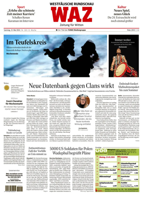 Cover of Westdeutsche Allgemeine Zeitung (Witten)