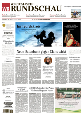Cover of Westfalische Rundschau (Arnsberg)