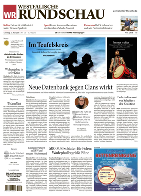 Cover of Westfalische Rundschau (Meschede)