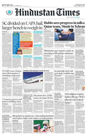 Cover of Hindustan Times Thane