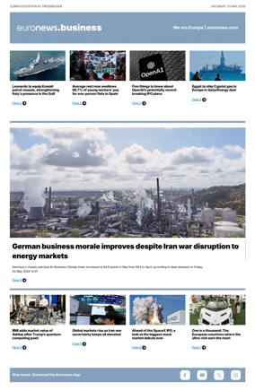 Cover of Euronews Business