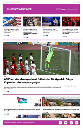 Cover of Euronews Culture and Sport (Turkish) Compiled Edition