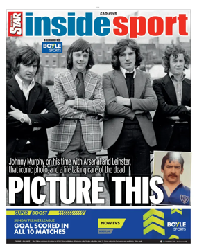 Cover of Irish Daily Star - Inside Sport