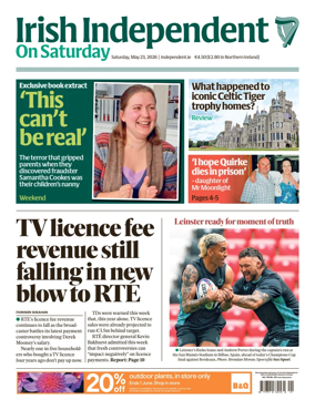 Cover of Irish Independent