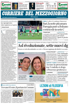 Cover of Corriere del Mezzogiorno (Puglia)
