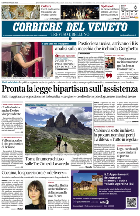 Cover of Corriere del Veneto (Treviso e Belluno)