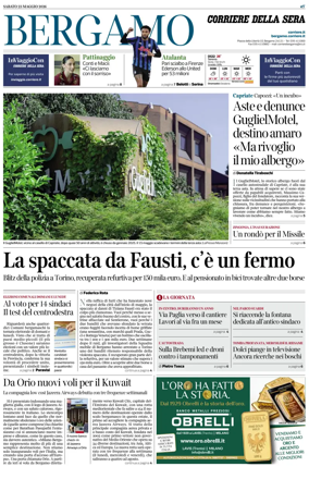 Cover of Corriere della Sera (Bergamo)