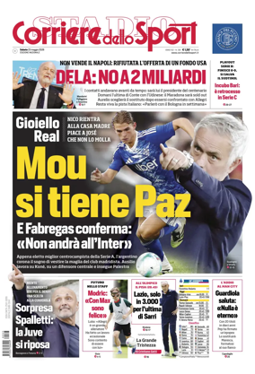 Cover of Corriere dello Sport
