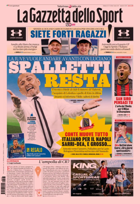 Cover of La Gazzetta dello Sport - Napoli