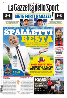 Cover of La Gazzetta dello Sport - Roma