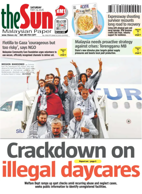 Cover of The Sun (Malaysia)