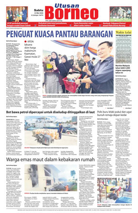 Cover of Utusan Borneo (Sabah)
