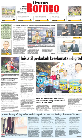Cover of Utusan Borneo (Sarawak)