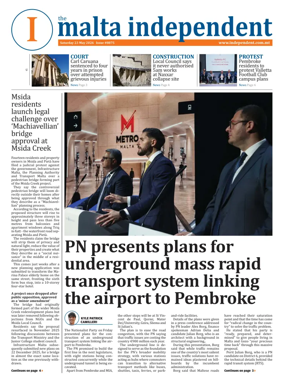 Cover of Malta Independent