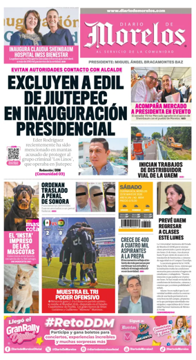 Cover of Diario de Morelos